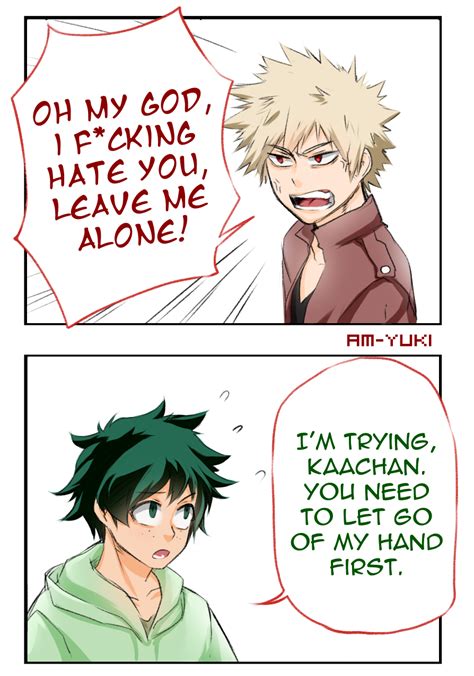 gay mha porn comics|[Homri] 2018.12 Kachan and Deku .